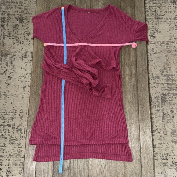 Free People Fall For You Tunic Top Sweet Myrtle - Picture 11 of 14